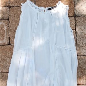 White babydoll tank